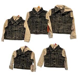 Wonder Nation Baby & Toddler Girl Denim Jacket 2T - 5T